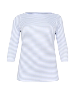 Топ Shirt Malle, небесно-синий Kaffe curve