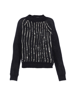 Свитер Strick Mit Pailletten, черный Faina