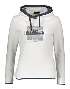 Свитер Fleecehoodie, белый Cmp