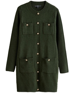 Вязаное платье, хаки Next