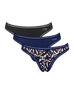 Стринги String 3er Pack, синий Sloggi