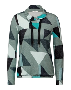 Лонгслив Shirt, цвет jade/light green/dark green Cecil