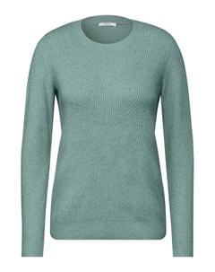 Тонкий вязаный свитер Sweater, зеленый Cecil