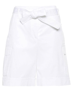 Шорты-бермуды с поясом, белый Eleventy