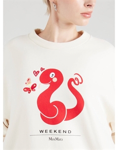 Свитер Sweatshirt LALLA, белый Weekend max mara