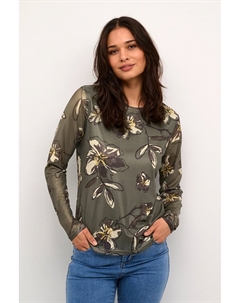 Лонгслив Shirt Juliane, оливковый Kaffe