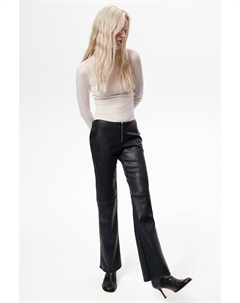 Брюки с покрытием, черный H&m