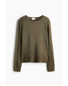 Блестящий свитер, зеленый H&m