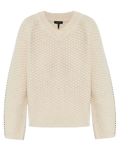 Свитер вафельной вязки, нейтральный Rag & bone