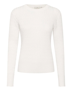 Базовый свитер Sweater Silla, натуральный белый Kaffe