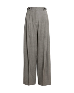 Брюки со складками спереди Loose fit Pleat-Front Pants, бежевый Marks & spencer