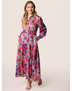 Платье рубашка Shirt Dress 4VF005, разноцветный Quiosque