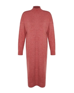 Вязаное платье Knitted dress, цвет raspberry Trendyol