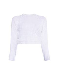 Тонкий вязаный свитер Sweater, белый Mymo
