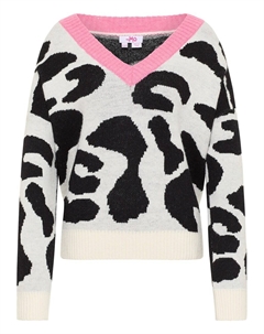 Тонкий вязаный свитер Sweater, белый Mymo