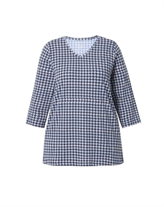 Топ Shirt, цвет dark blue/white Ulla popken