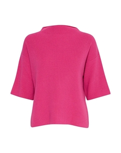 Тонкий вязаный свитер Sweater IHBOSTON MS3, розовый Ichi