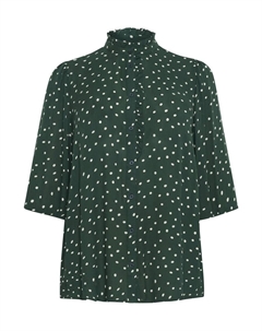 Рубашка Blouse Vilna, цвет jade Kaffe curve