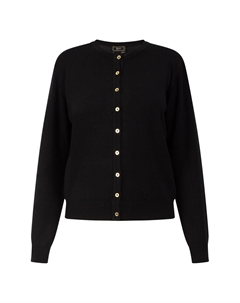 Вязаный кардиган Knit Cardigan, черный Faina