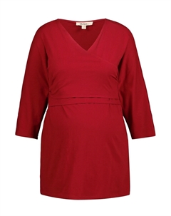 Топ Shirt Bellieva, темно-красный Ulla popken