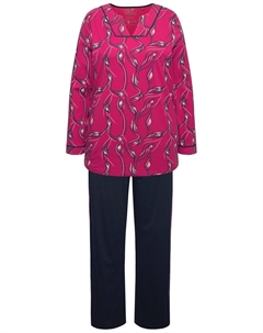 Пижама Pajama, цвет dark blue/fuchsia Ulla popken