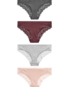 Трусики Panty, цвет grey/pink/bordeaux Next