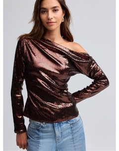 Лонгслив Shirt, коричневый Next