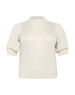 Тонкий вязаный свитер Sweater Regitta, белый Kaffe curve