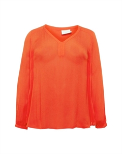 Блузка Blouse Ami, цвет fire red Kaffe curve