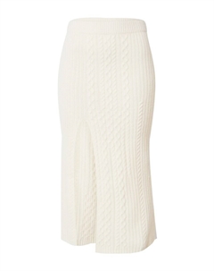 Юбка миди Skirt Jill, натуральный белый Weekday