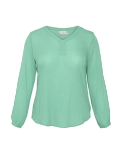 Блузка Blouse Ami, светло-зеленый Kaffe curve