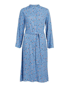 Платье рубашка Shirt Dress Ditta, цвет light blue/dark blue Object