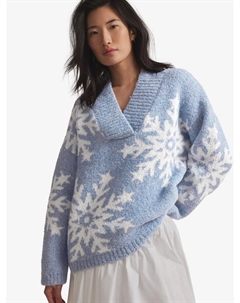 Тонкий вязаный свитер Sweater, светло-синий Next