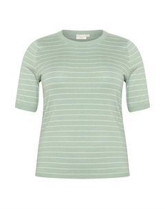 Тонкий вязаный свитер Sweater Malia, пастельный зеленый Kaffe curve