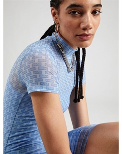 Мини платье Dress Naluna_B, синий/светло-синий Hugo