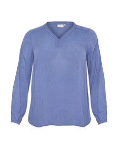 Блузка Blouse Annia, светло-синий Kaffe curve