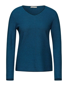 Тонкий вязаный свитер Sweater, синий Cecil