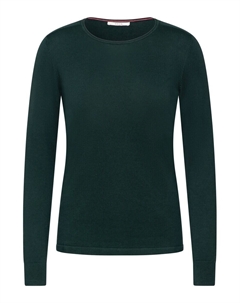 Базовый свитер Sweater, темно-зеленый Cecil