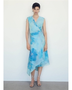 Летнее платье Summer Dress Clariet, цвет blue/sky blue Mango