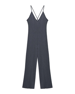Комбинезон Jumpsuit, темно-серый Pull & bear