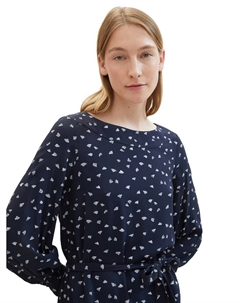 Мини платье Dress, темно-синий Tom tailor