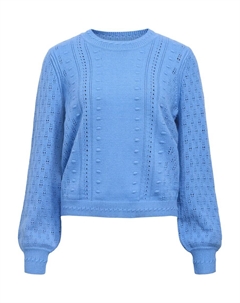 Тонкий вязаный свитер Sweater OBJInge, королевский синий Object