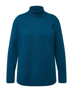 Водолазка Sweater, синий Ulla popken