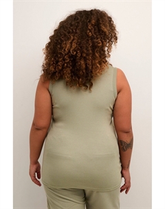 Топ без рукавов Top Carina, пастельный зеленый Kaffe curve