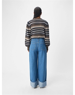 Джинсы Wide leg Jeans OBJCASEY, синий деним Object