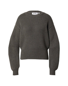 Тонкий вязаный свитер Sweater Dion, темно-зеленый Weekday