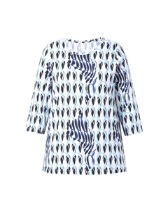 Топ Shirt, светло-синий Ulla popken