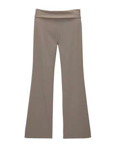 Тканевые брюки Flared Pants, серый Pull & bear