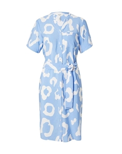 Платье рубашка Shirt Dress OBJJacira, светло-синий Object