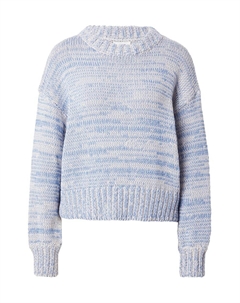 Тонкий вязаный свитер Sweater SOLEIMA, цвет pastel blue/mottled blue Object